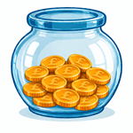 12 coins in a jar